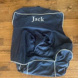 Pottery Barn Kids Anywhere Chair Cover Navy and White